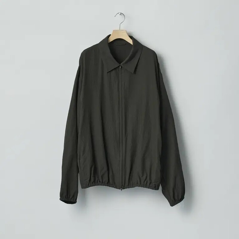 ssstein Wool Silk Collared Zip Jacket 26SS 羊毛真丝教练夹克