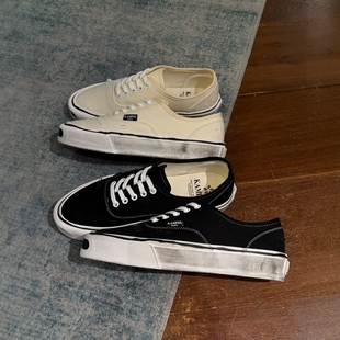 KAMIYA Herc Vulcanized Sneaker 24AW 做旧破坏擦色帆布鞋开口笑