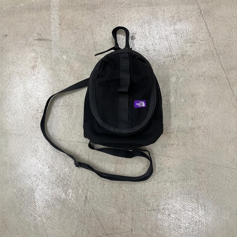 TNF北面紫标人造麂皮单肩斜挎包