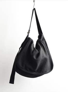 COMOLI Hemp duck shoulder bag 25AW 亚麻帆布猎鸭斜挎单肩包