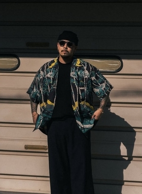 COOTIE Rayon Open Collar S/S Shirts 25AW人造丝夏威夷短袖衬衫