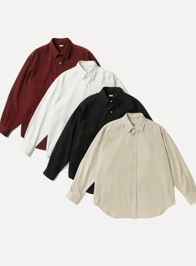 A.PRESSE Twill Regular Collar Shirt 26SS 斜纹布尖领牛津衬衫