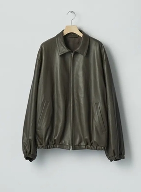 ssstein Lambs Leather Light Zip Jacket26SS轻量植物鞣羊皮夹克