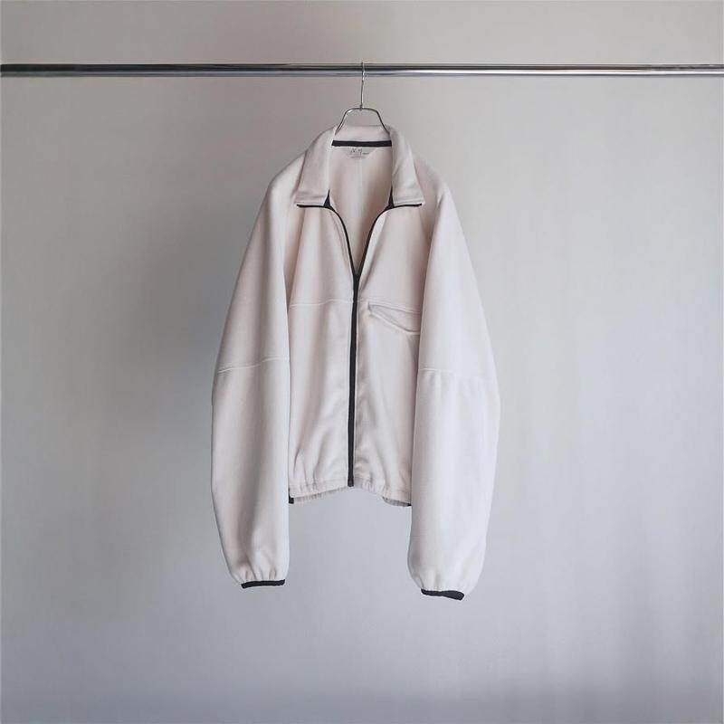 ANCELLM FLEECE SWITCHING JACKET 24AW 摇粒绒拉链口袋立领夹克