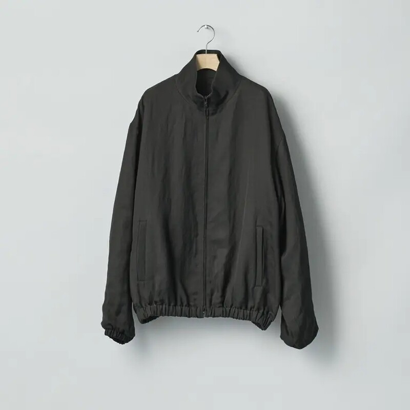 ssstein Shirred Light Zip Jacket 26SS 人造丝亚麻轻量拉链夹克