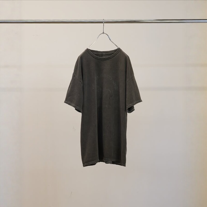 ANCELLM FADING HORSE SS 26SS 复古做旧染色马印花宽松短袖T恤