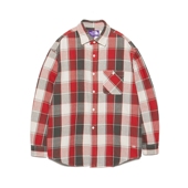26SS北面紫标复古法兰绒格纹衬衫 TNF Field Shirt Flannel Plaid