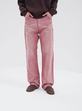 AURALEE PRODUCT DUCK PAINTER PANTS25AW件染猎鸭帆布画家工装裤