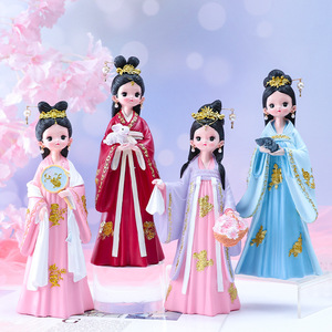 古风汉服少女格格摆件女孩生日礼物家居饰品西安文创纪念品礼品