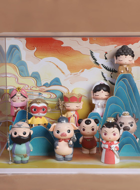 战胜桌面摆件盲盒手办