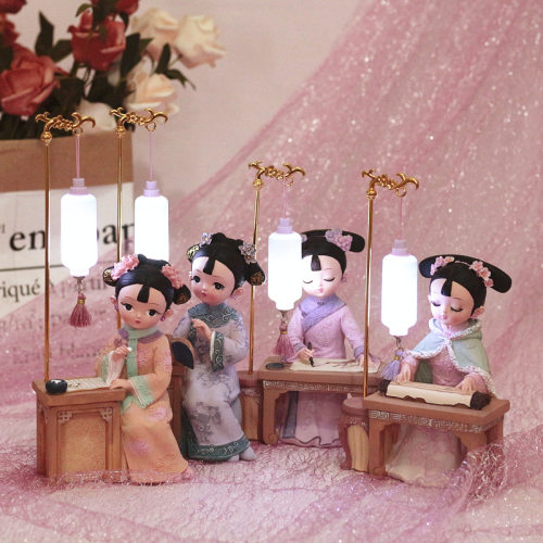 少女心人物宫廷风我是格格装饰品