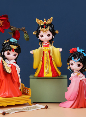 国色天香摆件少女心古风