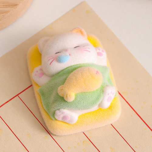 可爱小猫咪植绒款摆件创意玩具公仔桌面装饰品周边手办女生礼物