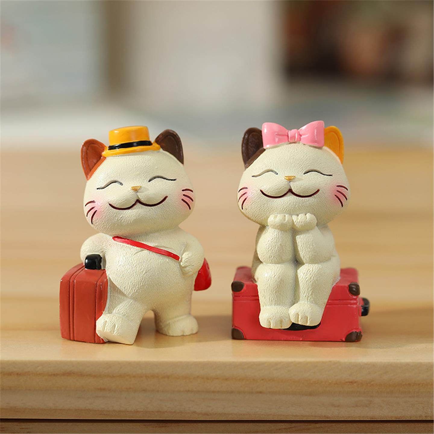 招财猫情绪稳定神器办公室桌面装饰系小摆件解压生日礼物女生