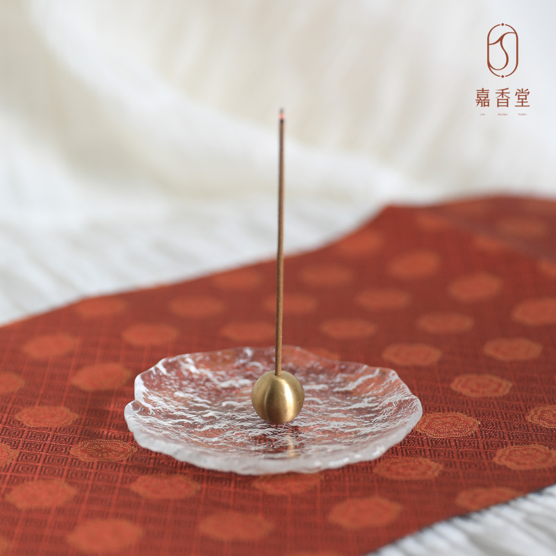 水晶简约香座线香插中式