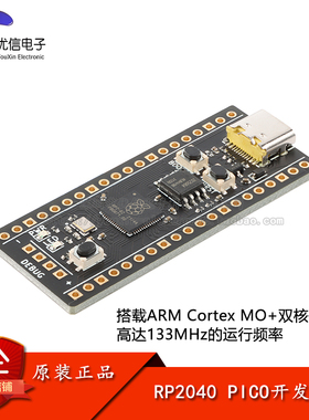 原装正品RP2040 PICO 2/4/8/16MB开发板ARM Cortex MO+双核处理器