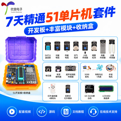 野火51单片机开发板STC89C52RC