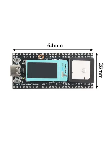 Беспроводной трекер поддерживает отслеживание и позиционирование Wi-Fi Bluetooth LoRa. Плата разработки модуля GPS ESP32.