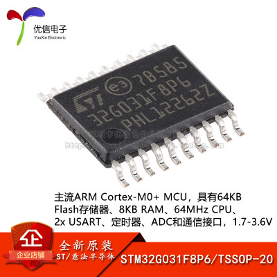 原装正品STM32G031F8P6微控制器