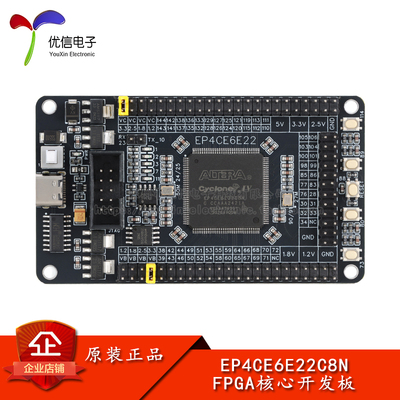 EP4CE6E22C8NFPGA系统板开发板