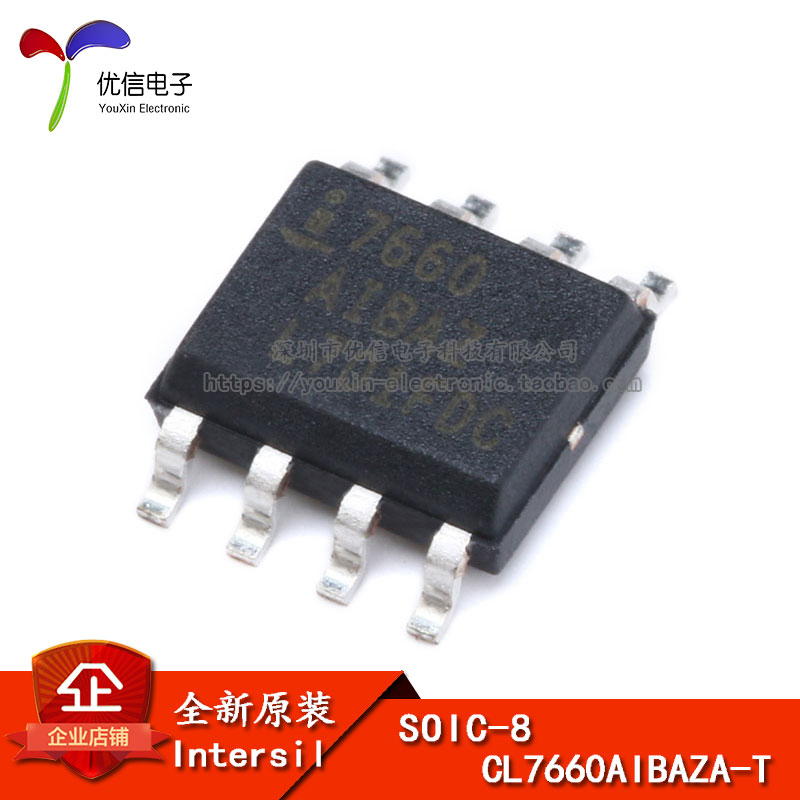 原装正品 ICL7660AIBAZA-T SOIC-8 电源芯片 CMOS电压转换器芯片 电子元器件市场 芯片 原图主图