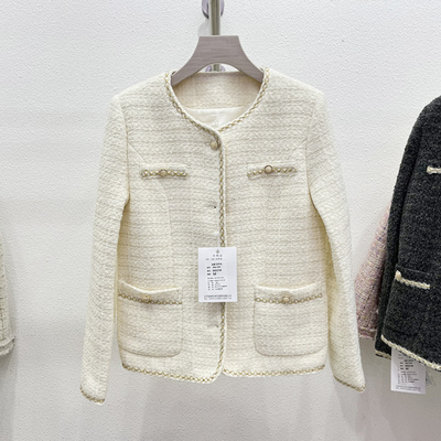 吉祥鸟8601小香风外套女春秋季新款高级感气质名媛长袖上衣