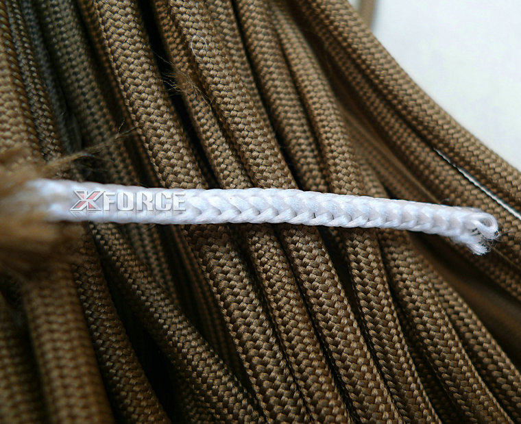 军规伞绳4mm单芯编制芯翔野