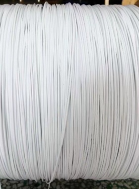 304不锈钢乳白色包胶钢丝绳装饰挂画灯饰广告牌手链包塑钢丝绳子