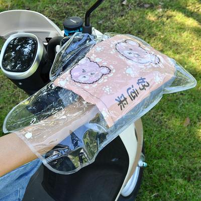 电动自行车冬季防水手把电瓶保暖防风手套护手摩托车防寒加绒加厚