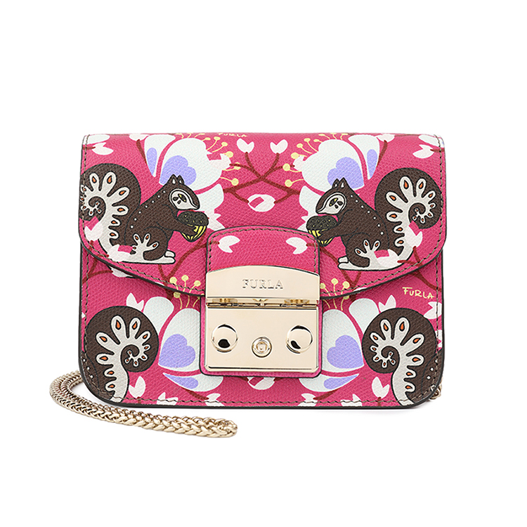 FURLA/ܽÀÅ®°üµ¥¼ç°üŮʿӡ»¨Í¿Ñ»Á´ÌõС·½°üб¿æ°üÅ®°üBGZ7 KL