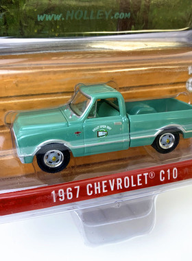 绿光Greenlight 1:64雪佛兰1967 CHEVROLET C10皮卡车合金车模型