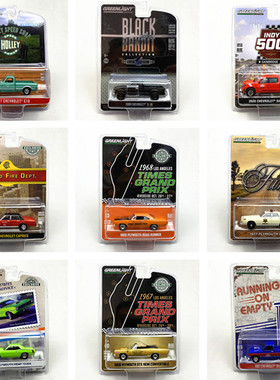 绿光Greenlight 1：64雪佛兰肌肉车皮卡车跑车赛车老爷车合金车模