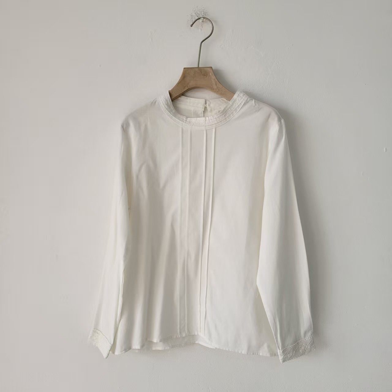 蕾丝日系春秋新款文艺复古蕾丝花边长袖衬衫女式港风小衫上衣衬衣,女装/女士精品,汉服上装,淘宝优惠券,粉丝福利购,淘宝优惠卷