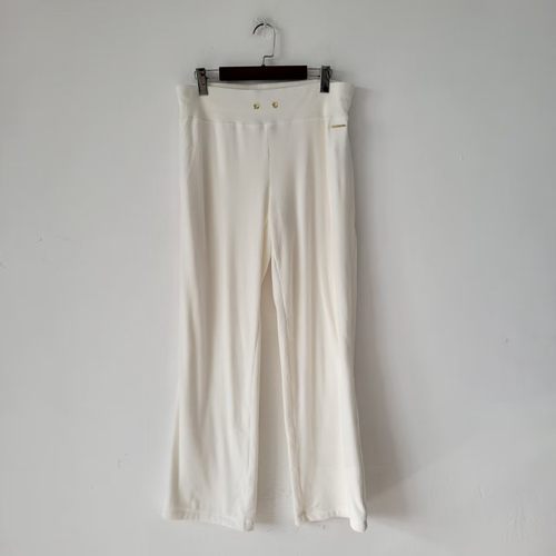 日单春秋季高腰通勤纯色长裤女松紧腰面料舒服很柔软贵牌显瘦长裤