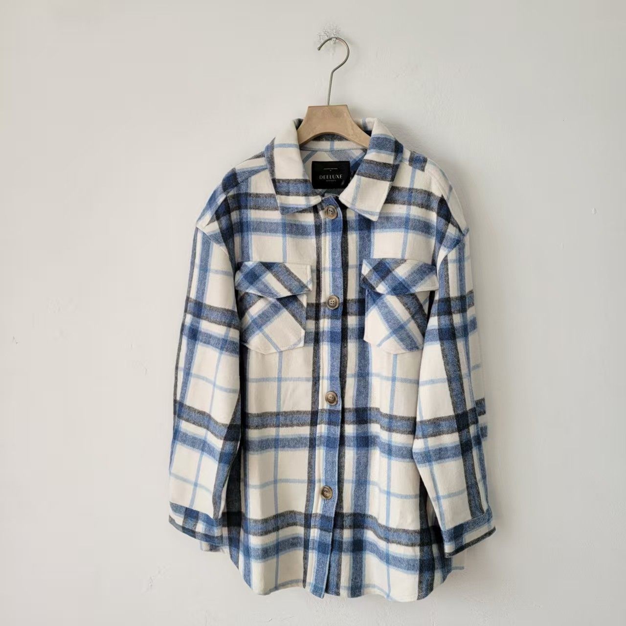 5款日系秋冬季通勤风格子衬衫女长袖宽松百搭男友风休闲格纹上衣,女装/女士精品,汉服上装,淘宝优惠券,粉丝福利购,淘宝优惠卷