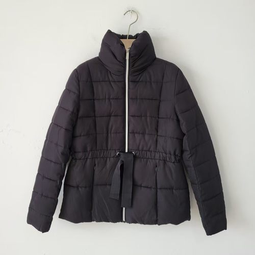 5款秋冬季棉服通勤风黑色立领羽绒服女加厚保暖显瘦长袖外套