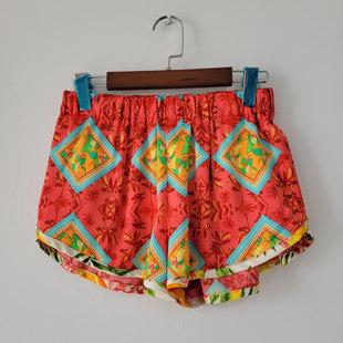 有大码 美式夏季新款百搭显瘦时尚减龄休闲裤女短裤海边度假热裤