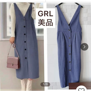 百搭显瘦背带裙女学院风时尚 女装 女连衣裙 新款 GRL日单2025春秋季