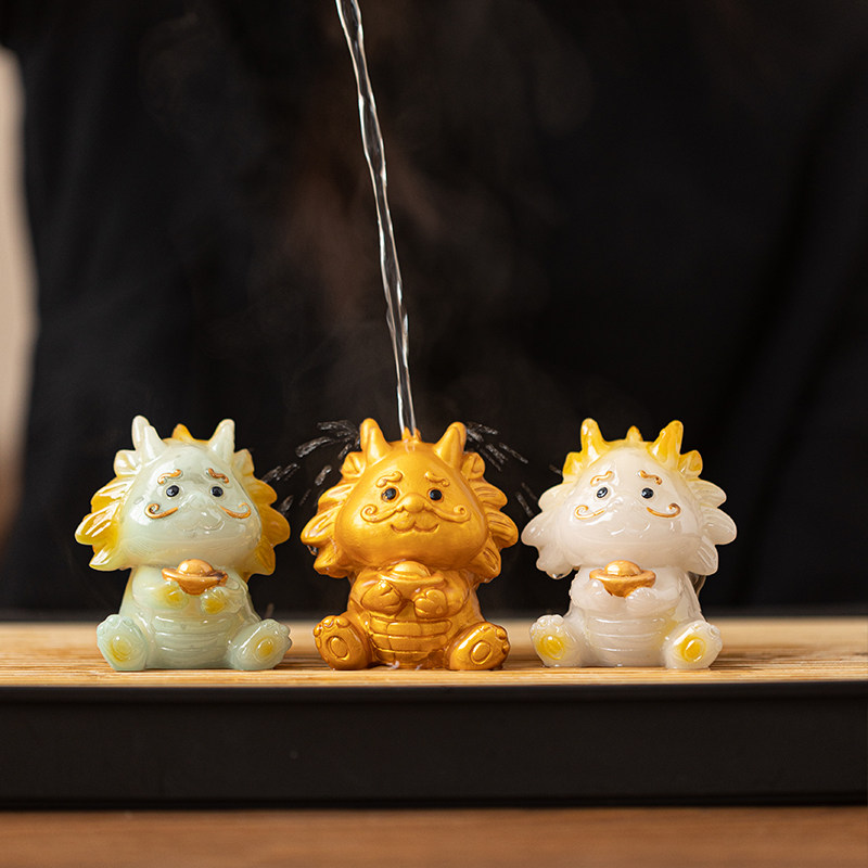 创意变色茶宠摆件可爱生肖龙茶桌茶具茶道招财茶玩可养家居装饰品,餐饮具,茶宠摆件,淘宝优惠券,粉丝福利购,淘宝优惠卷