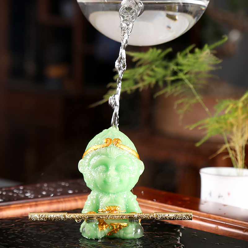 变色孙悟空招财齐天大圣配件茶宠