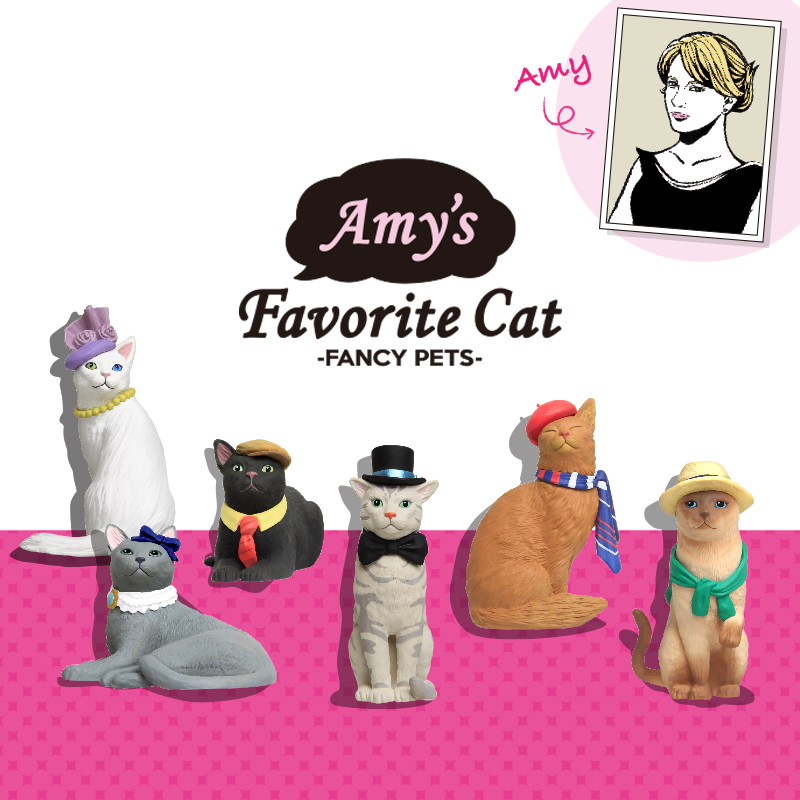Figurine manga FANCY PETS en PVC Amy s Favorite Cat - Ref 2701900 Image 2