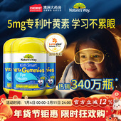 natures way佳思敏蓝莓叶黄素专利蓝光护眼软糖维生素官方正品