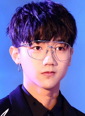 复古个性风近视墨镜刘昊然同款