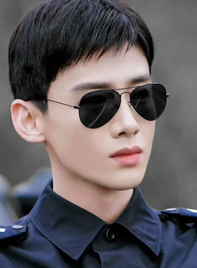 飞行员墨镜男士大框蛤蟆镜女大脸圆脸显脸小网红黄色夜视太阳眼镜