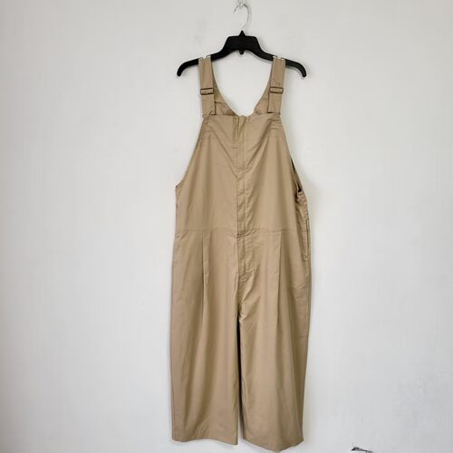 3色日单春夏季纯棉工装背带裤女高腰显瘦纯色2026新款贵牌连体裤