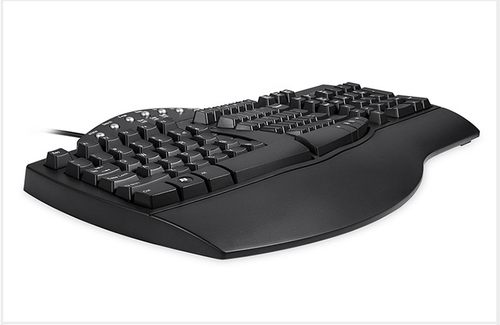 佩锐人体工学办公usb键盘包邮