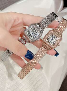 猎豹同款手表女消防表小众轻奢女士手表高级感镶钻石英表 A163