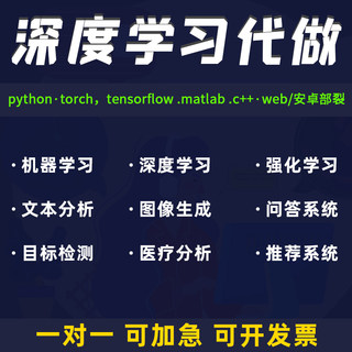 python代编程深度学习算法cv算法编程序指导代码调试爬虫目标检测