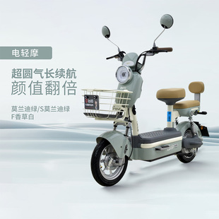 台铃电动车圆圆轻摩长续航新国标电轻摩男女通用上班通勤台铃圆圆