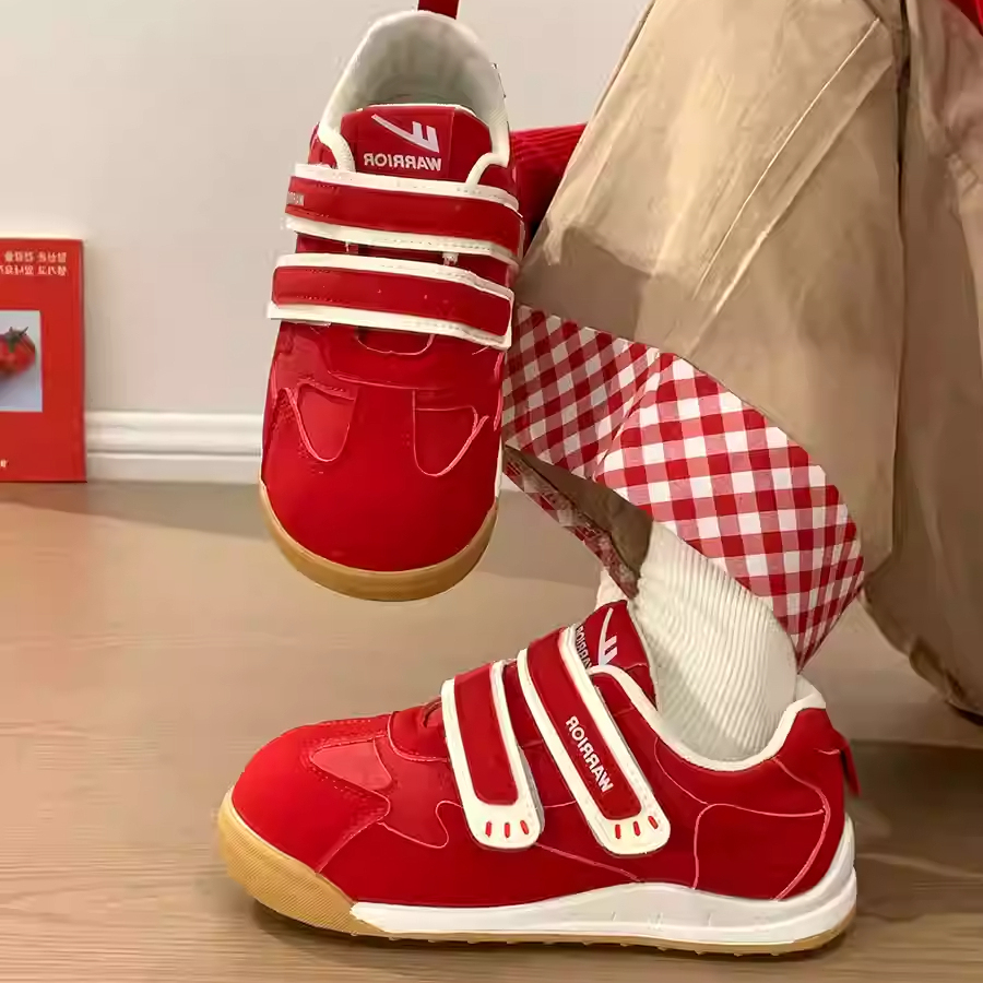 回力多巴胺红色休闲鞋女2025新款